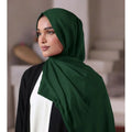 Crinkle Silk-Bottle Green