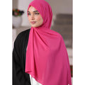 Plain Georgette - Shocking Pink