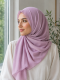 Plain Georgette - Lilac